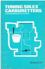 TUNING & MAINTENANCE OF SOLEX PBI PAIA PHH CCI RH SDID CARBURETTORS BOOK