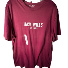 Jack Wills Great Britain Clothing Brand Founder Logo T- Shirt Short Sleeve XL.
