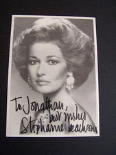 Stephanie Beacham Hand Signed Photo Attributed Signature Dynasty The Colbys