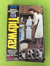 Vtg 70s ASL Kitchen Cupboard Door bin Tidyway Waste Disposal Unit