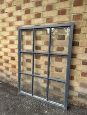 Reclaimed Old Georgian 9 Panel Wooden Window 1125 Or 1108mm x 842 Or 822mm
