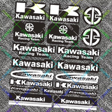 Racing Motorcycle Motorbike Reflective Sticker Decal Helmet Fairing For kawasaki