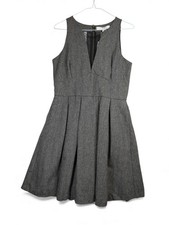 Moods of Norway Not Specified Halldis Tweed Wool Blend Dress Dark Grey NWT