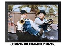 Laurel & Hardy Towed In A Hole