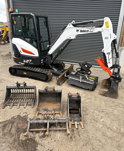 Bobcat e27 mini excavator - bobcat,
