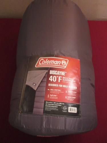 Coleman sleeping bag 40 f - coleman,