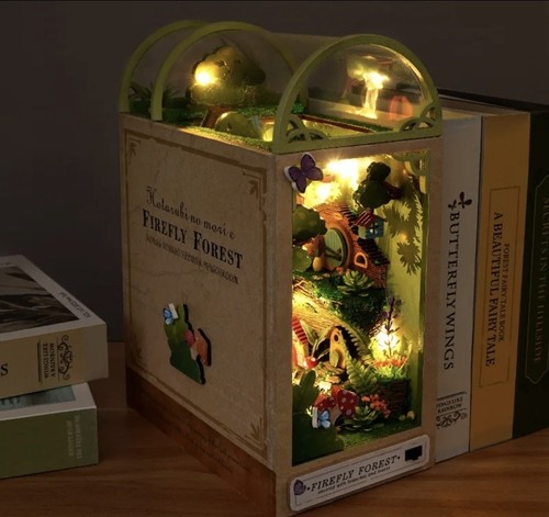 Diy wooden book nook - wooden,