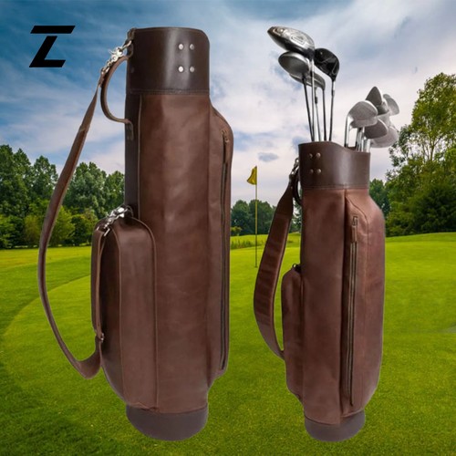 Handmade vintage leather golf - handmade,