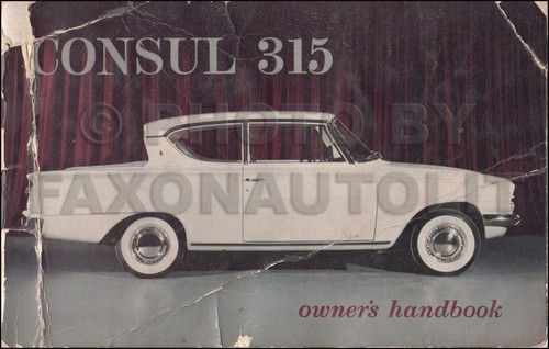 1962 ford consul - ford, owners