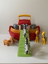 Playmobil 123 Take Along Noah's Ark With 8 Animals Not Complete