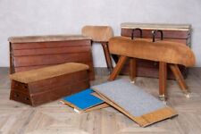 VINTAGE GYMNASTICS EQUIPMENT RANGE VAULTING POMMEL HORSE SPRINGBOARD ROPES