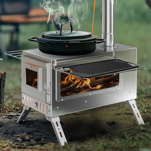 Wood burning stove steel - burning,
