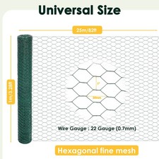 Chicken Wire Mesh 5-25m Roll
