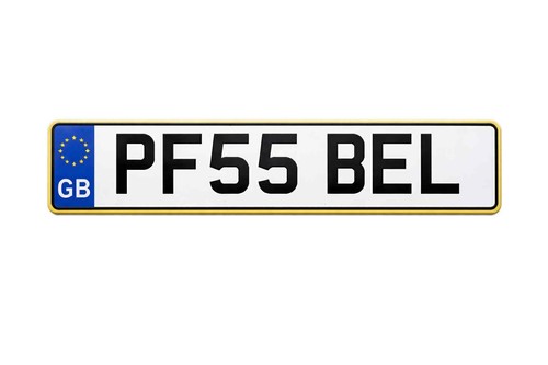 Number plate cherished - number,