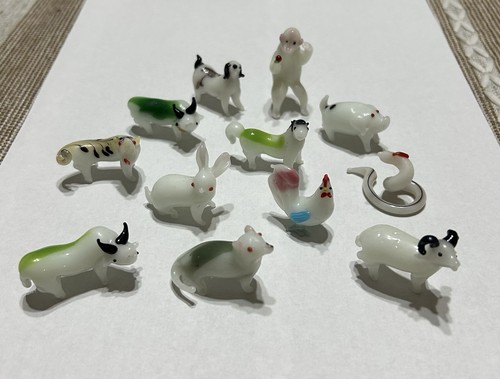Vintage miniature animals art - miniature,