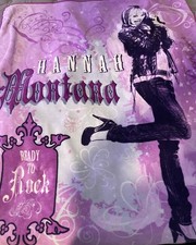 Northwest Hannah Montana Blanket Fleece Throw Vintage Disney Ready To Rock