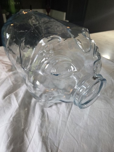 Libbey clear glass pig went - glass,