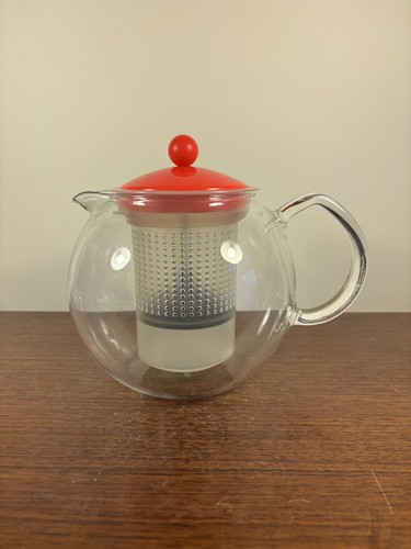Vintage 80s red bodum assam - bodum,