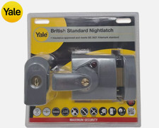 Yale BS1 Standard Nightlatch 60 mm Metallic Finish High Security P-BS1-DMG-PB-60