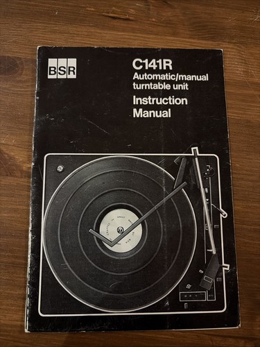 C141r bsr monarch turntable - monarch,