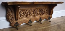 French Vintage Coat Rack Oak 4