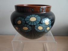 STUNNING ANTIQUE SHELLEY FOLEY WILEMAN INTARSIO JARDINIERE