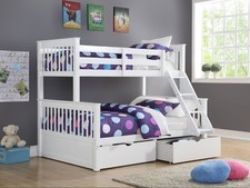 Pine Double Bunk Beds With