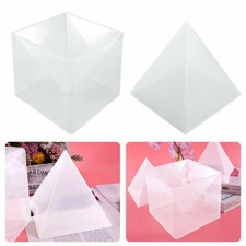 15cm Large Pyramid Shape DIY Silicone Mould Resin Epoxy Casting Jewelry Mold UK