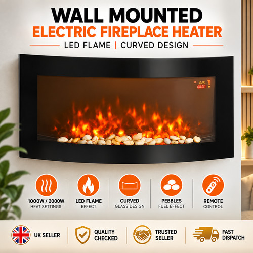 Wall mounted electric - wall,
