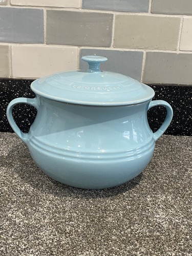 Creuset large sky blue - le,