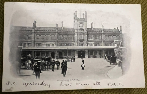 Antique postcard shrewsbury - postcard,