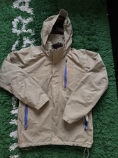 Nike ACG Gortex jacket coat windbreaker hood zip beige brown Size large
