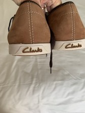 Clarks New Brown Nubuck Leather Men’s Size 9 Casual Shoe