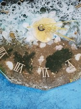 Wall Clock Made of Epoxy Resin 30 CM Round Clock