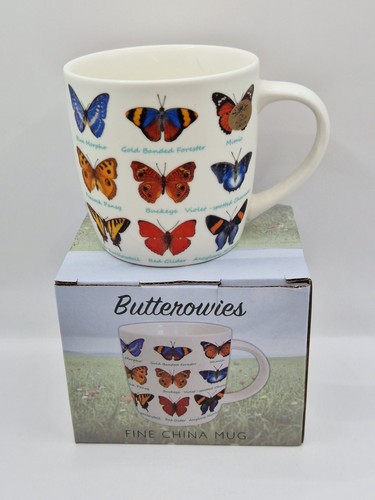 Butterflies fine china - butterflies,