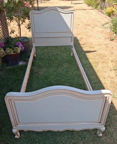 Vintage single bed - bed, frame