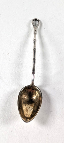 Antique silver snuff - antique, spoon
