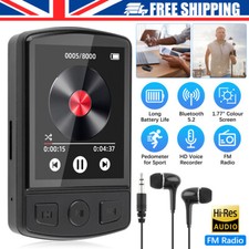 Support 128GB Bluetooth MP4 Lossless Music Player FM Radio Recorder Sport MP3 UK