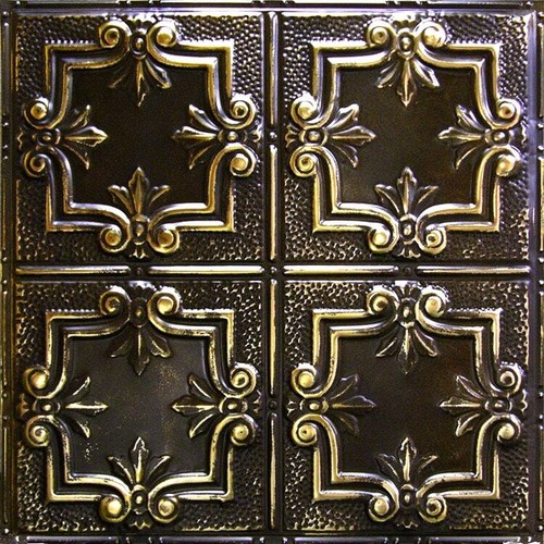 Painted tin ceiling - ceiling, in