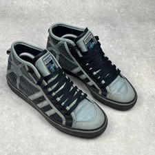 Adidas Originals Star Wars Tie Fighter Hi Top Sneakers Trainers Uk size 7  RARE 