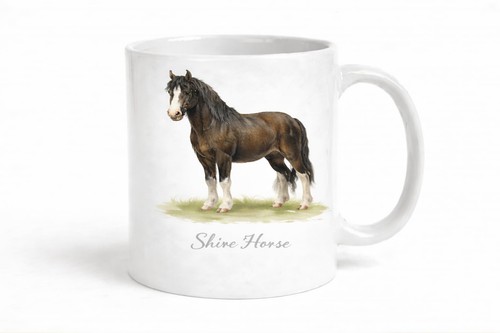 Shire horse mug - horse,