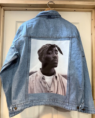Vintage style printed denim - vintage,