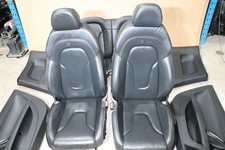 AUDI TT 8J S LINE BLACK LEATHER SEATS SET WITH DOOR CARD INTERIOR