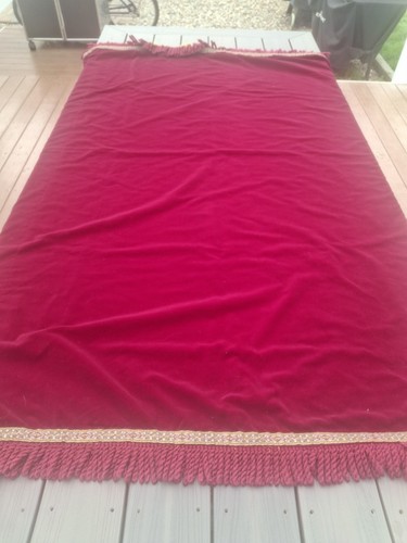 Red velvet altar frontal gold - altar, frontal,