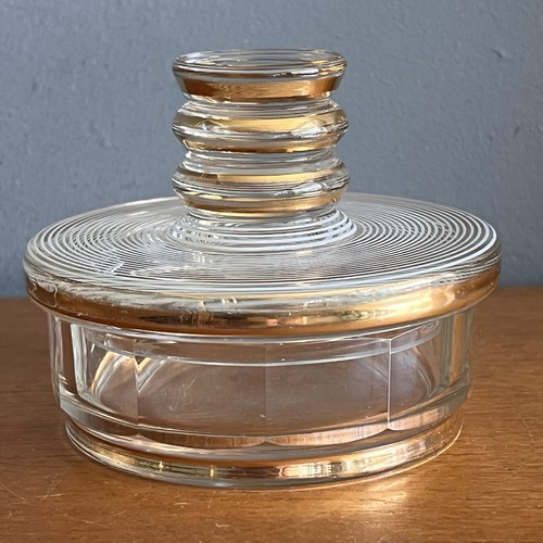 Vintage glass gold gilding - vintage,