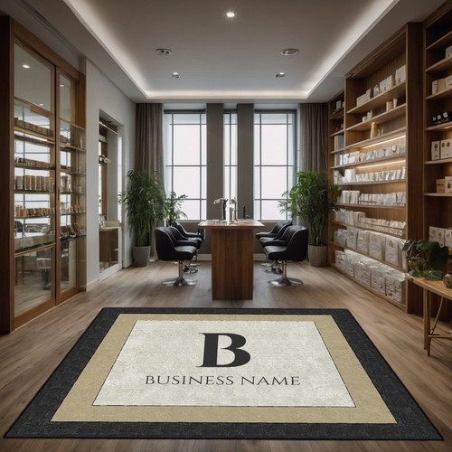 Custom business name - name, rug