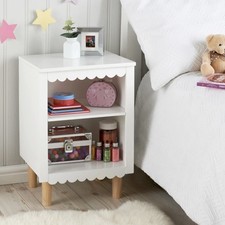 Kids Scalloped Bedside Table