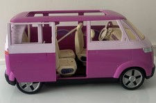Vintage Pink VW Barbie Bus