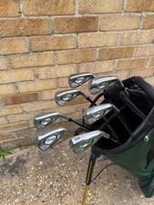 Titleist 718 AP3 Irons 4-PW Project x Rifle 6.0 Stiff Shafts +0.5Inc Midsize