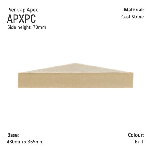 Apex pier caps 480mm - caps,,